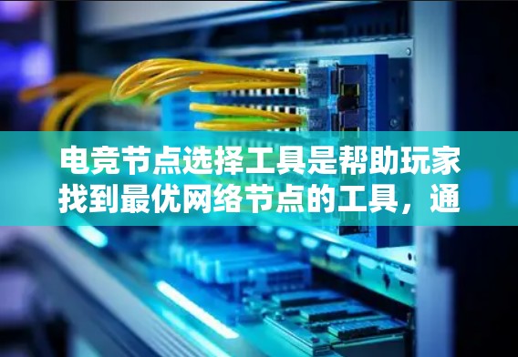 电竞节点选择工具是帮助玩家找到最优网络节点的工具，通常用于优化游戏性能、降低延迟和提高稳定性。以下是一些常见的电竞节点选择工具和方法