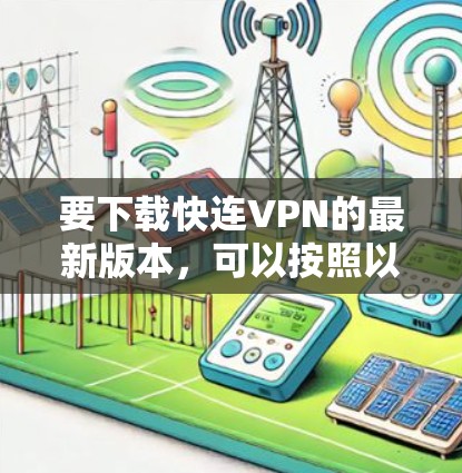 要下载快连VPN的最新版本,可以按照以下步骤操作 要下载快连VPN的最新版本,可以按照以下步骤操作