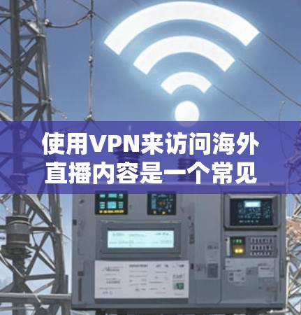 使用VPN来访问海外直播内容是一个常见的需求,尤其是在某些直播内容在本地无法观看或者受限的情况下。以下是一些关于如何使用VPN来观看海外直播内容的建议和方法 使用VPN来访问海外直播内容是一个常见的需求,尤其是在某些直播内容在本地无法观看或者受限的情况下。以下是一些关于如何使用VPN来观看海外直播内容的建议和方法