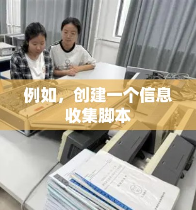 例如,创建一个信息收集脚本 例如,创建一个信息收集脚本
